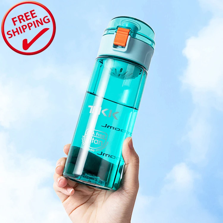 

(400-500ml) eco friendly botella de agua bpa free tritan sports motivational water bottles