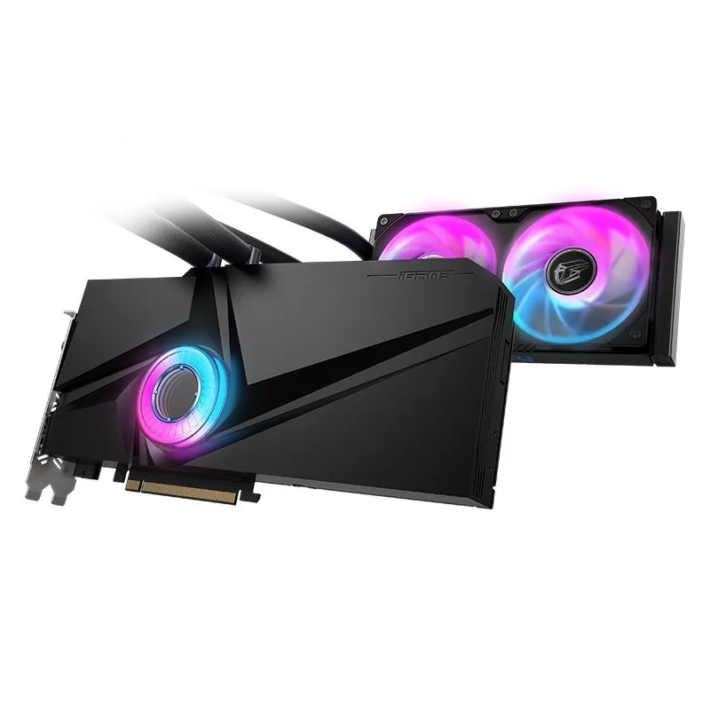 

Aqua igame geforce RTX 3090 Neptune OC 24g 1755mhz video design 8K game integrated water-cooled graphics card
