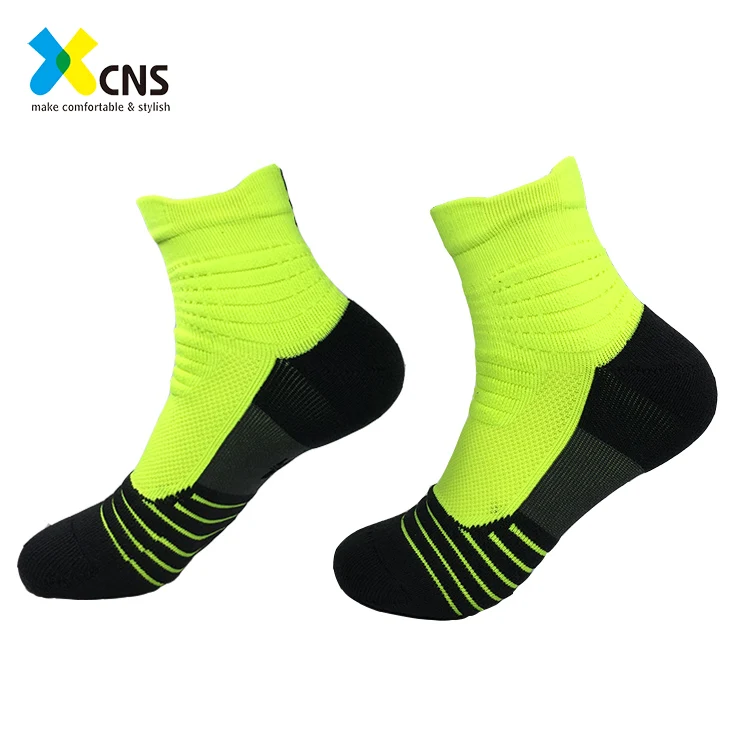 Professional Breathable Unisex Terry Cushioned Running Performance Socks Sports