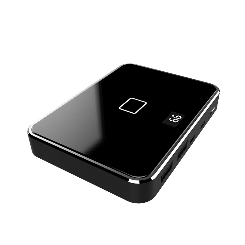 

BOLOMI Famous Brand Wireless Charging Powerbank 10000mAh, Black/silver/red
