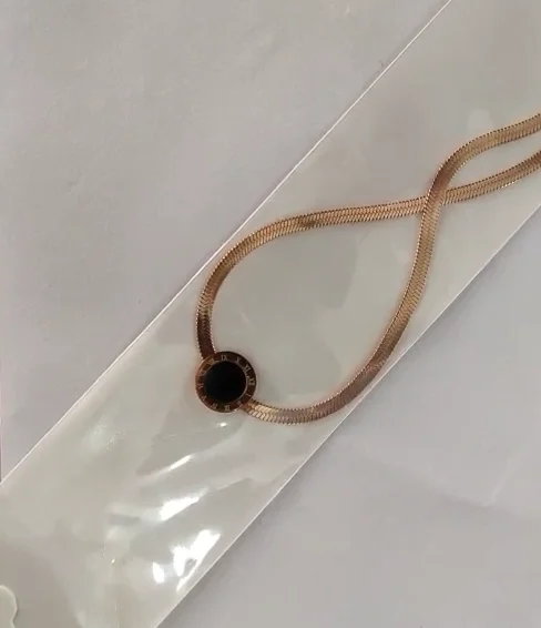 

fashion jewelry trendy gold plated necklaces stainless steel