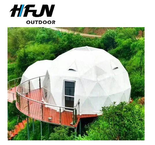 
Waterproof Plastic Cover Steel Frame Garden Igloo Dome Hotel Tent 