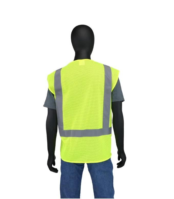 Customized High Visibility Reflective Mesh Safety Vest - KingCare | KingCare.net