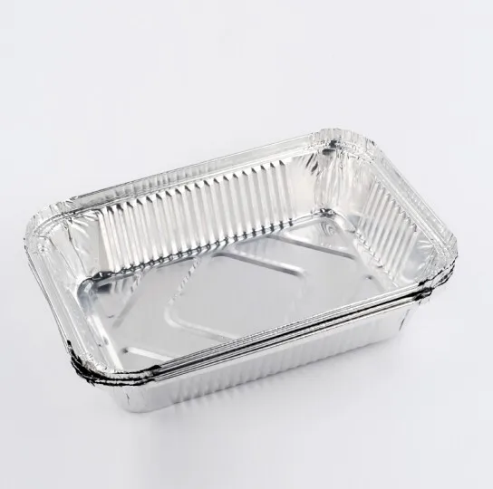 Wholesale Cheap Rectangular Foil Trays Low Price Of Batch Disposable