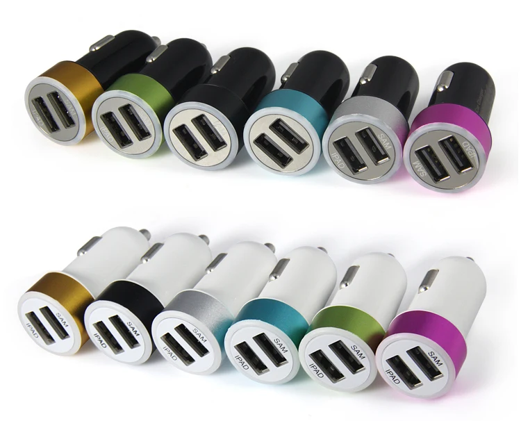 

Car Charger USB C, 30W 2-Port Compact Type C Car Charger with 18W Power Delivery and 12W PowerIQ, PowerDrive PD 2 with LED, Black white customized