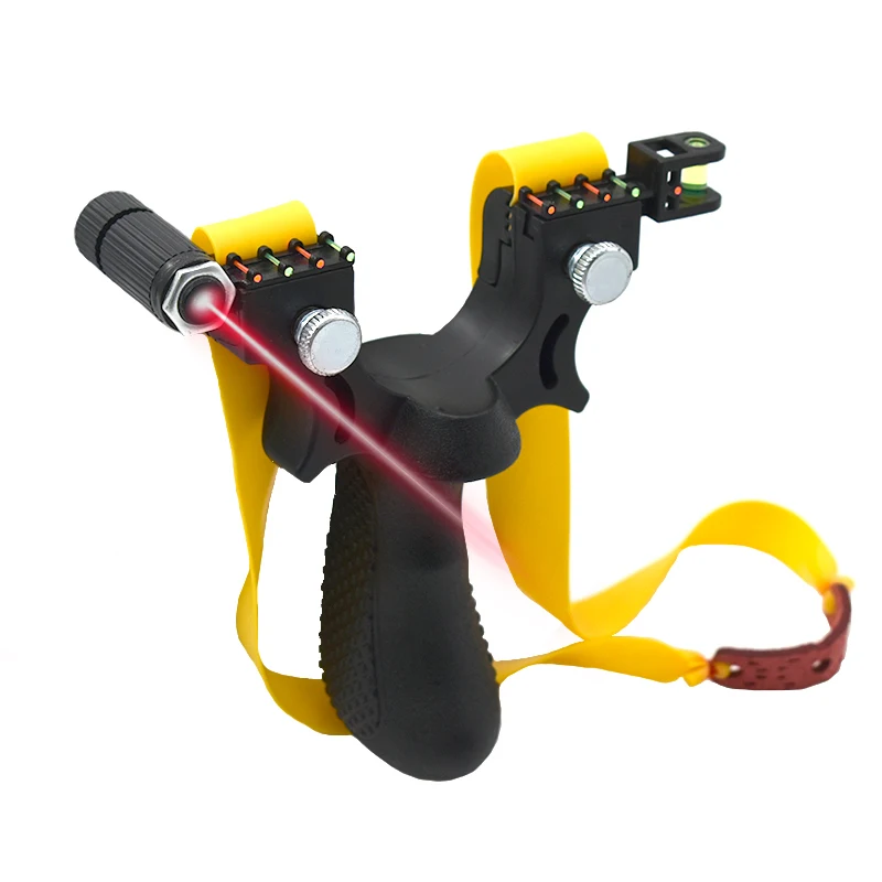 

Outdoor Hunting Shooting Slingshot Laser Aiming Slingshot, Black