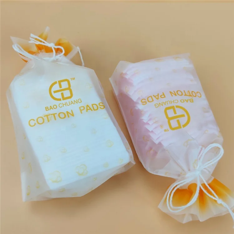 

RTS BC02006-01 High quality lint-free cotton three-layer square washable cotton pad