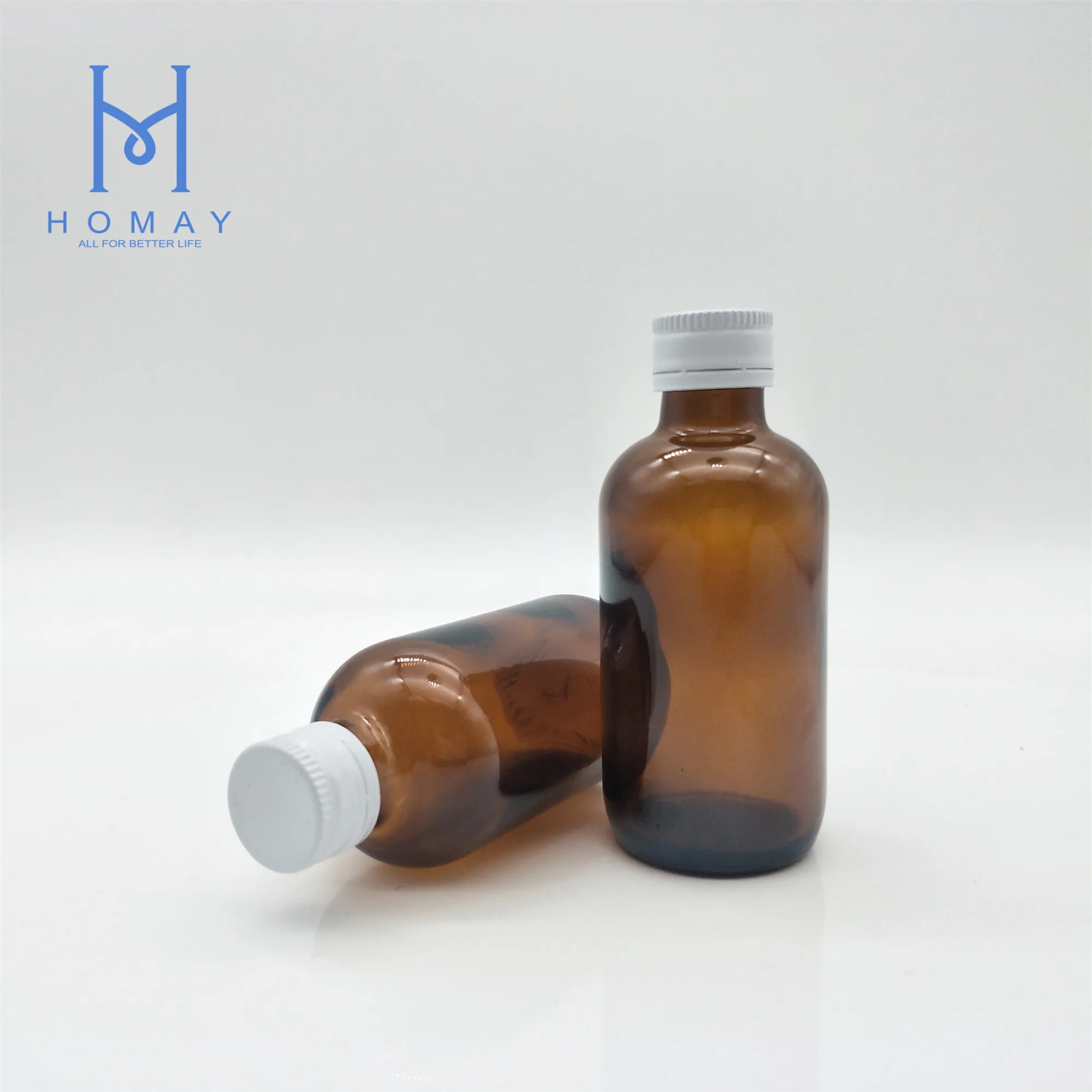 Pharmaceutical 15ml 30ml 60ml 120ml 250ml Empty Amber Glass Boston