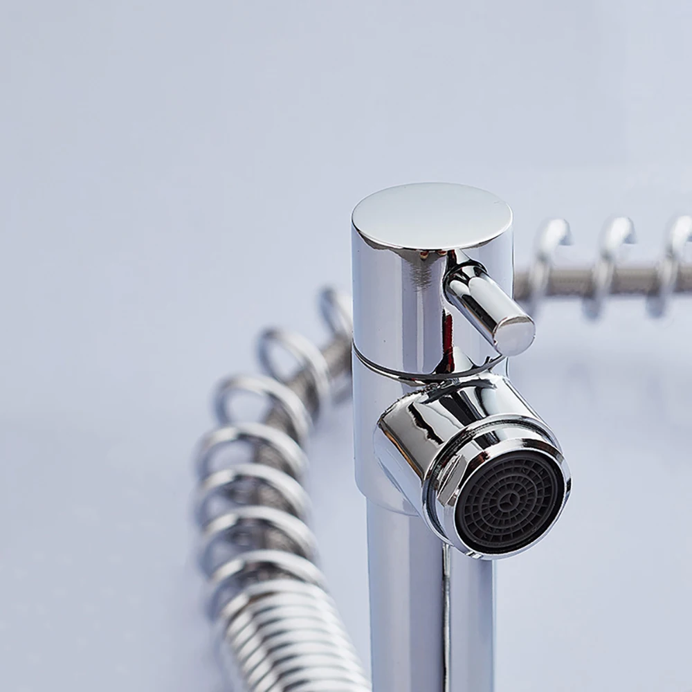 Tbkp014 Tengbo Spring Brass Doublehandle Tuscany Kitchen Faucet