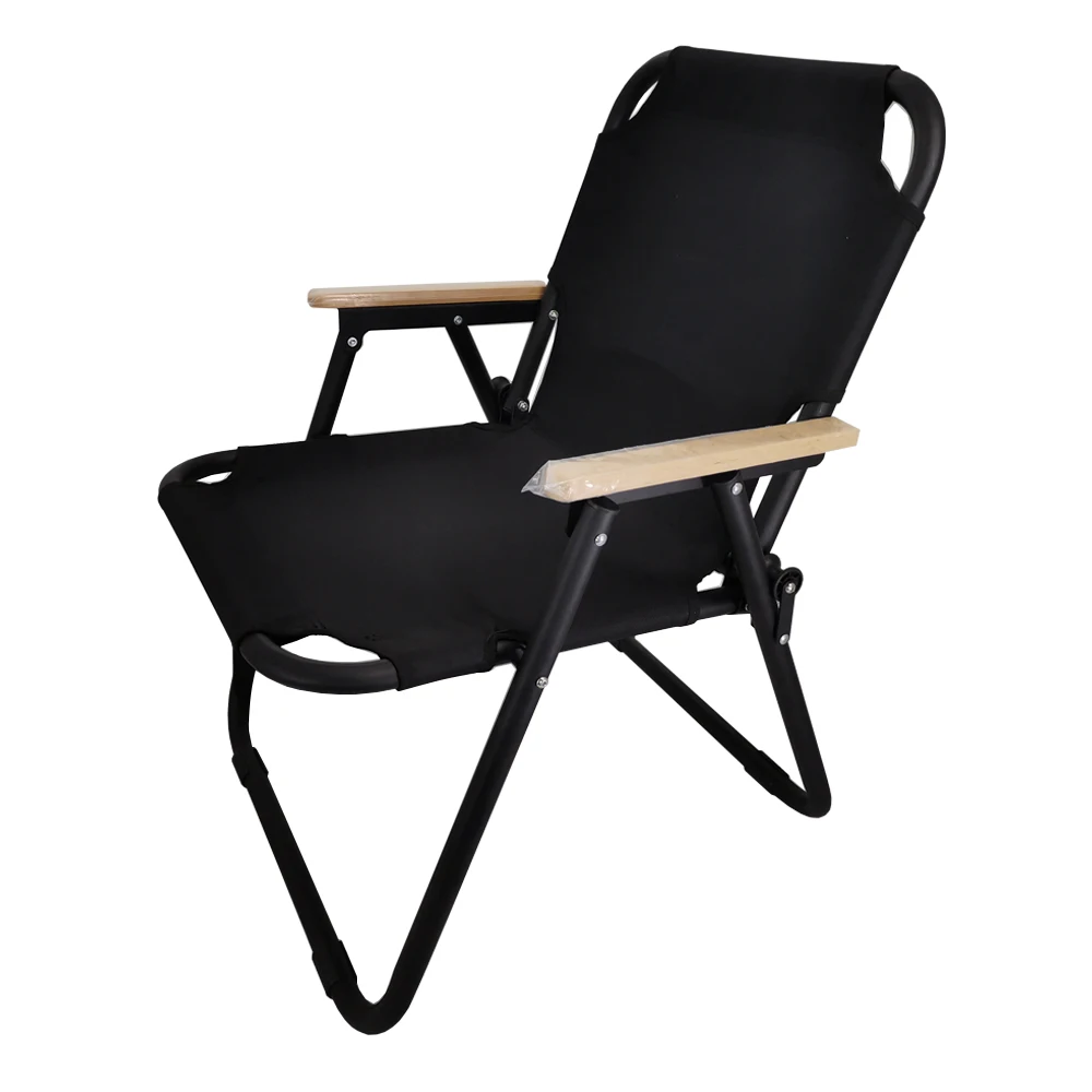 Yilu Portable Outdoor Beach Foldable Wood Armrest Folding Luxury