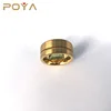 POYA 8mm Gold Guitar String Tungsten Ring Comfort Fit Men Women Wedding Band