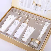 

OEM custom 9pcs skin care set natural organic private label skincare set