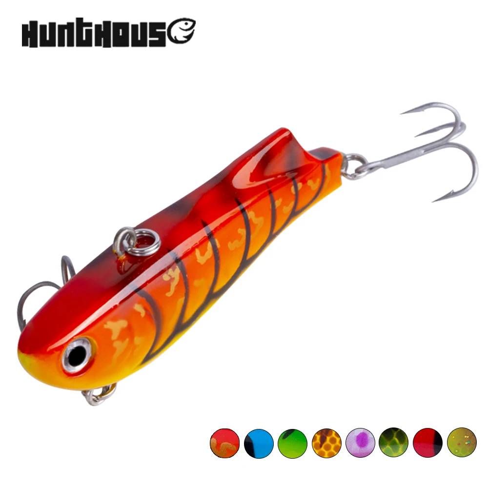 

Hunthouse 2021 hard fishing lure vibration LW126 80mm 20g sinking lure for bass pike zander fishing lure, 8 colors