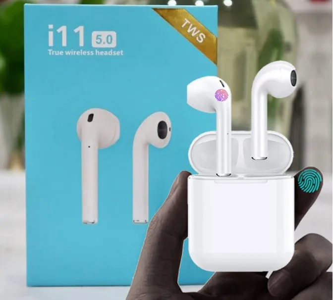 

High quality tws bluetooth 5.0 wireless earphones earpieces mini earbuds i11
