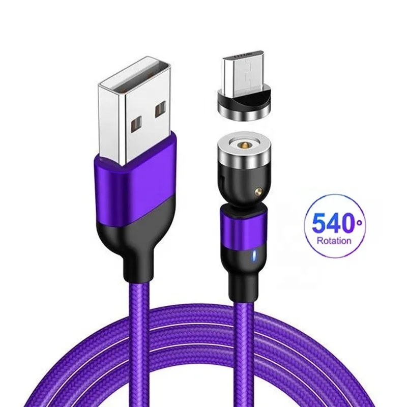 

2021 New Arrivals Magnetic Charging Cable 540 Charger Magnet Usb Cable 3 in 1 data cables