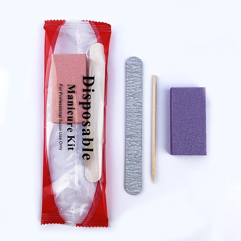 

Custom professional 300sets/cases manicure nail set 3pcs pedicure kit for woman, Purple,orange