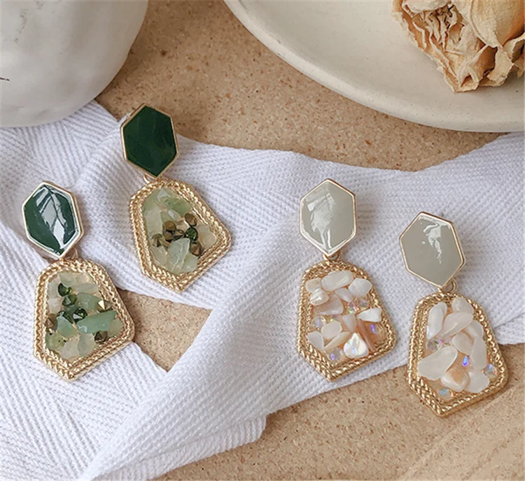 

Korean Earrings For Women Temperament Geometry Earrings For Girls Japanese Jewelry Earrings