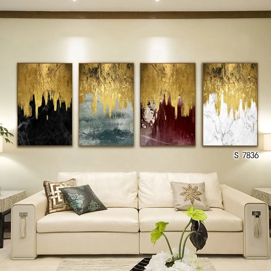 
Printing Abstract Painting Canvas Framed Painting Wall Art Prints Modern Decorative Artworks 