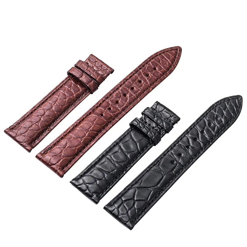 

Crocodile grain Watchband Black Brown Wristband Replacement Leather Band for Apple Watch