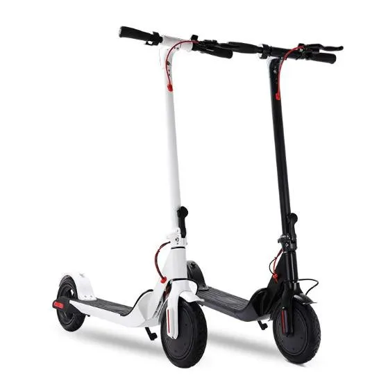 

mini electric scooter foldable folding for adult electric scooter training wheels 500w electric scooter motor, Black white