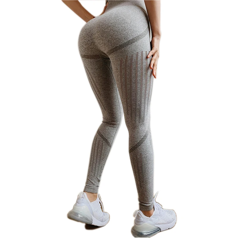 

Seamless Tummy Control Yoga Pants Stretchy High Waist Compression Tights Sports Pants Push Up Running Women Fitness Leggings