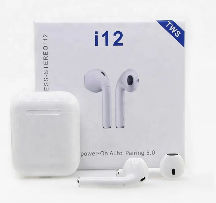 

Most Popular Earphones Products in US Europe Wireless BT 5.0 Auriculares mini sports sans fil ecouteur tws i12 earbuds