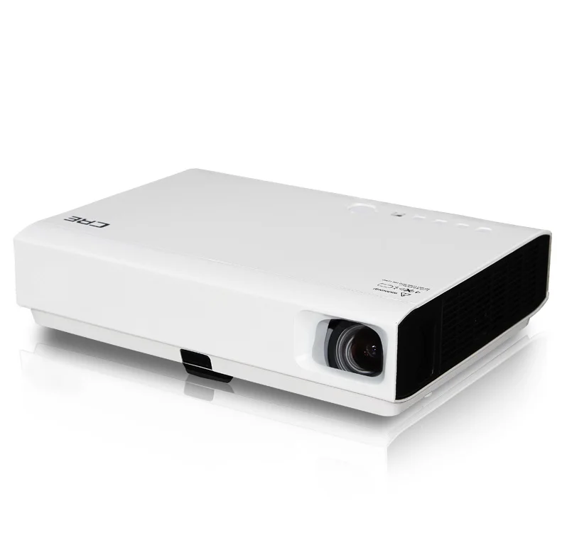 

3000 Lumens 3LED projector Miracast WIFI BT portable 3D video DLP projector for home business, White