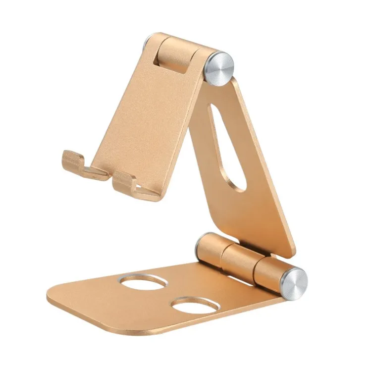 

Stable adjustable kitchen mobile phone cellphones desktop holder support smartphone stand aluminium double axis