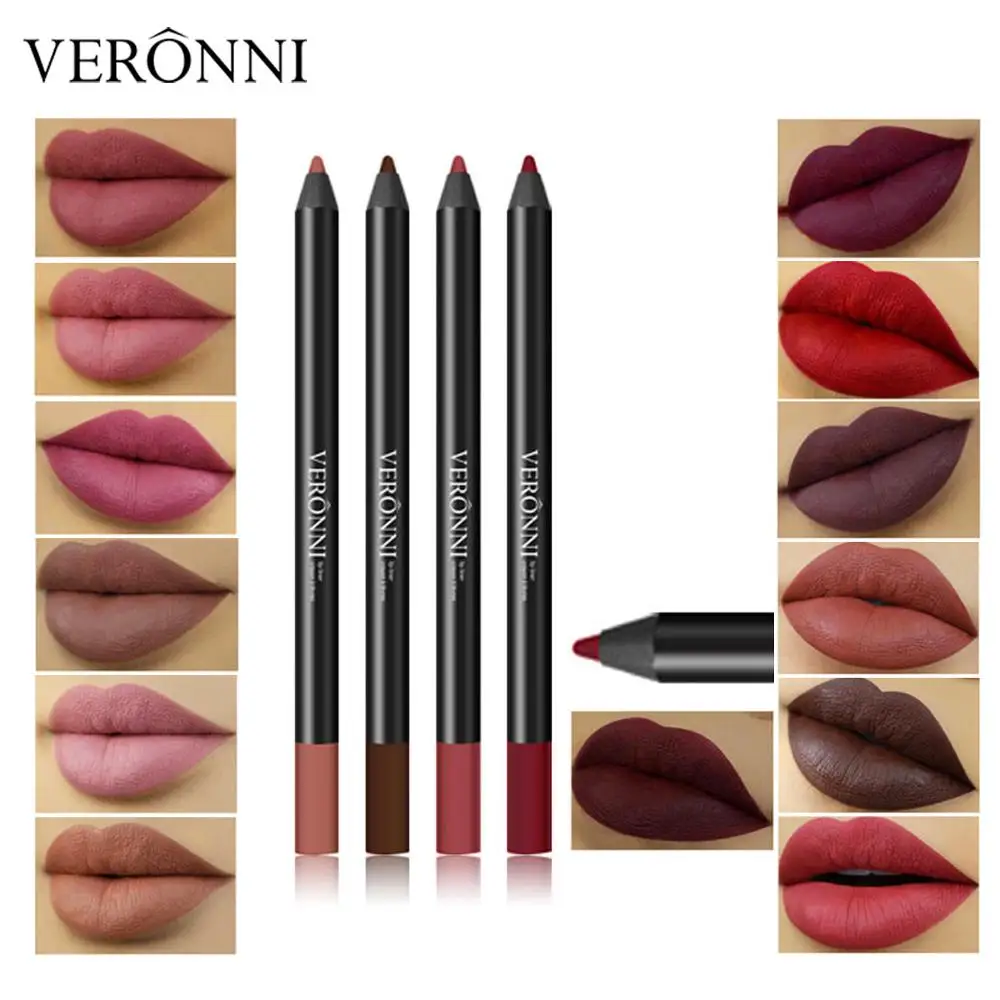 

Professional Multi-functional Lip Liner Pencil Long Last Waterproof Lip Eye Brow Cosmetic Makeup Colorful Nude Lipliners Pens