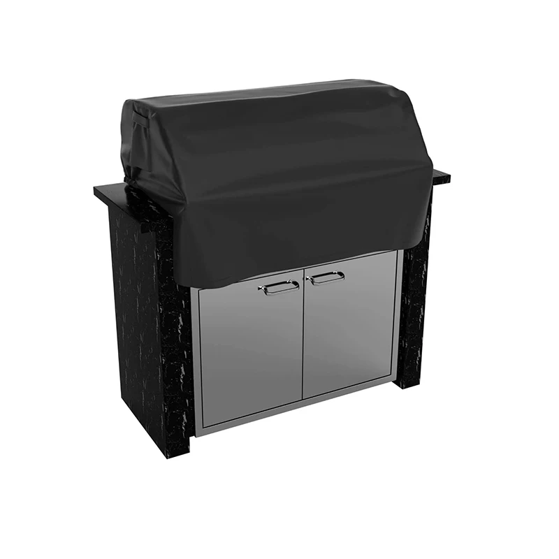 

Oxford cloth waterproof dustproof sun prevention BBQ cover, Black