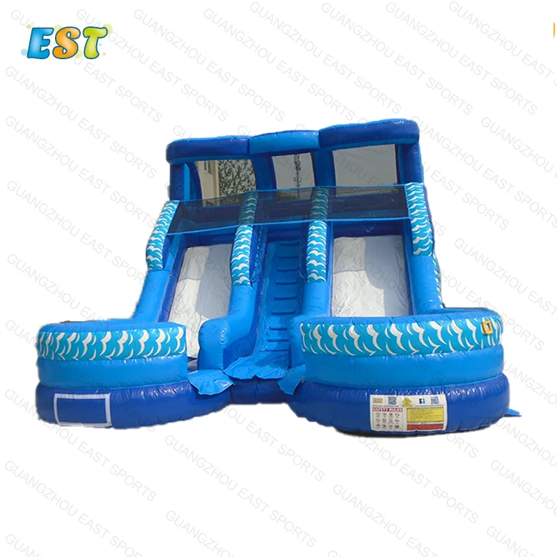 

Cheap Large Inflatable Bouncy Jumping Castle Combo Water Park Playground Slide With Swimming Pool, As the picture or customized