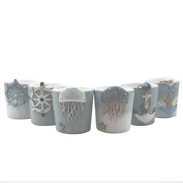
ceramic pots Hot selling ocean 6 assorted mini planters succulent 