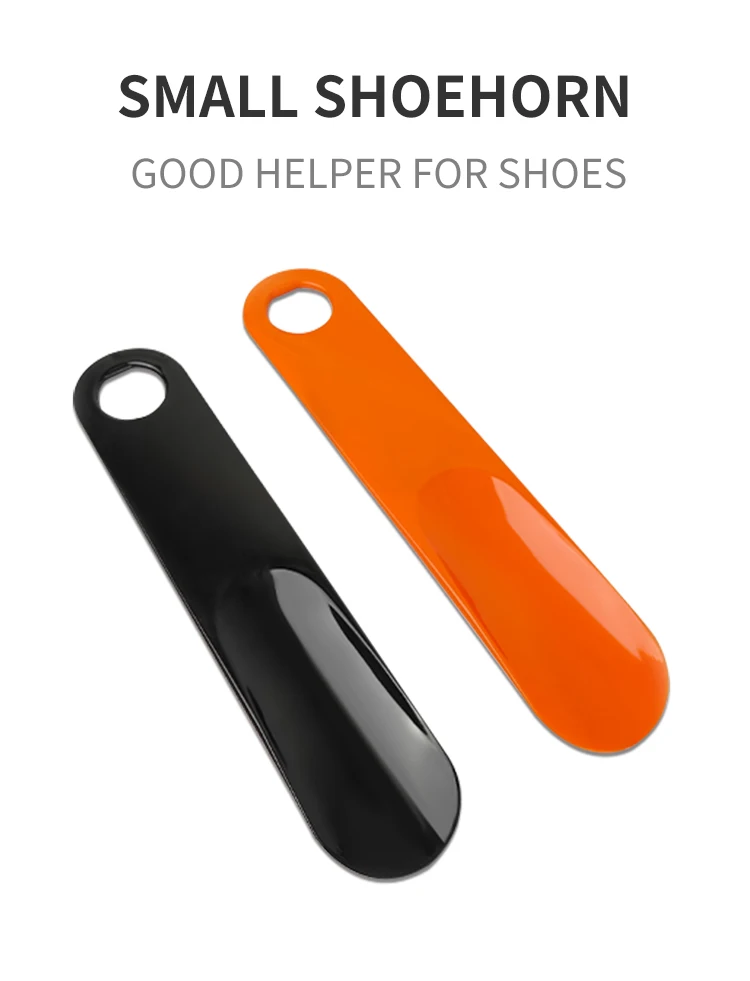 Yunzee Plastic Shoe Horn Travel Helper Horns Simple Flexible Wear Shoes Tool,Apple Green 