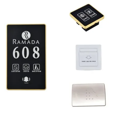 
Hotel Room Number Display Touch Switch Saver Doorplate Room Number DND System 