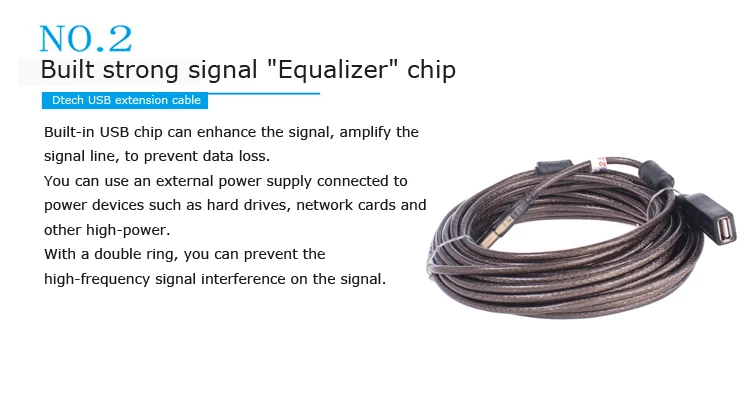 Factory Price OEM ODM USB 2.0 A Male to A Female Extension Micro Usb Cable 10M - ANKUX.COM