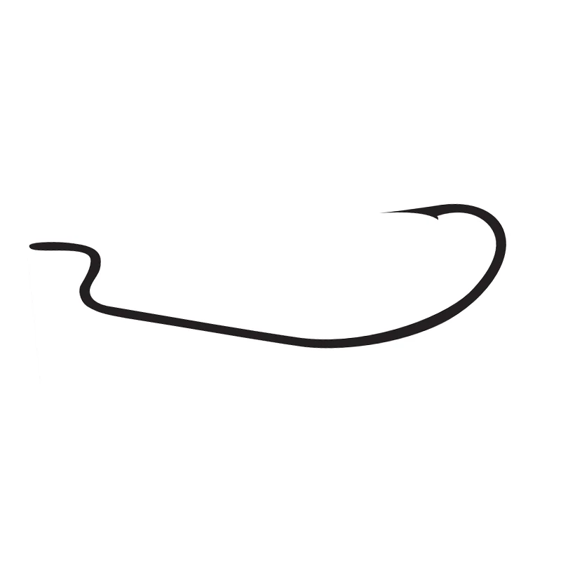 

B12 Live bait Soft Lure China Supplier customized High Quality Saltwater Freshwater Single Barbed Offset Fishing Hook, Nickel