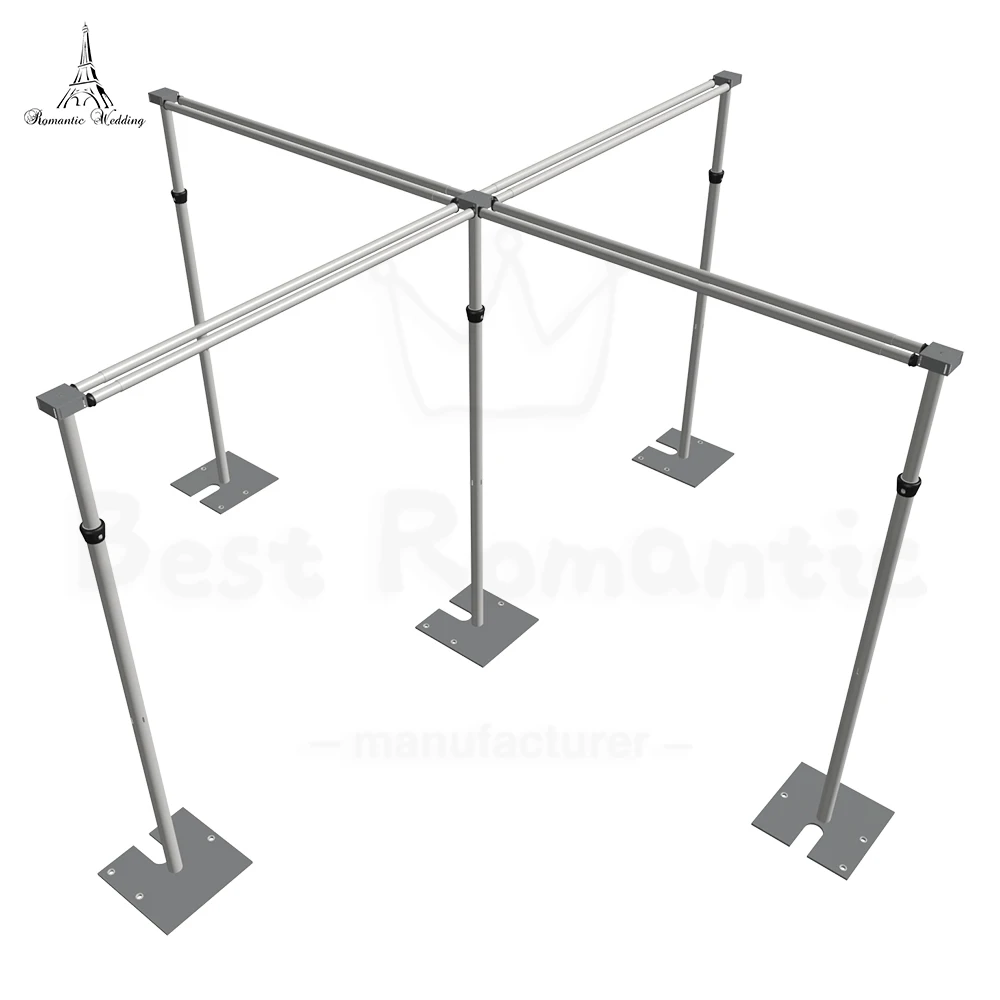 Wholesale Pipe And Drape Aluminum Backdrop Stand Cheap Pipe And Drape