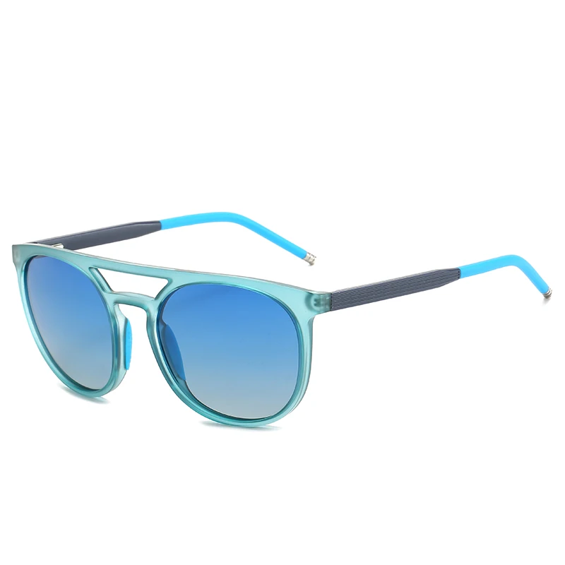 

2021 Men's fashionable TR frame glasses men driving double bridge Polarized sunglasses, Custom colors