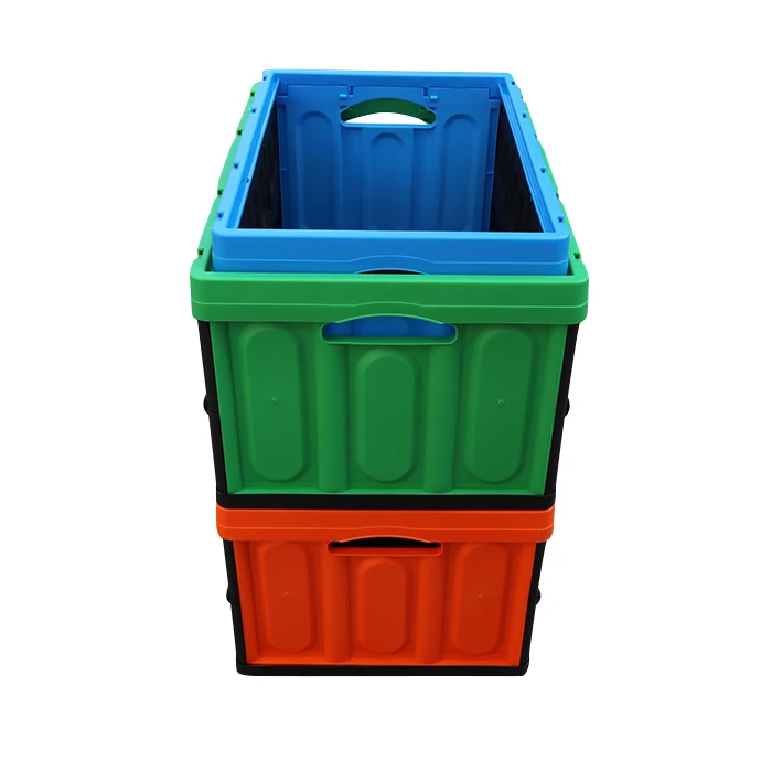 

JOIN Big Containers Collapsible Storage Boxes Bins with Lid Household Foldable Plastic Clothing Organizer Rectangle Modern 20kgs