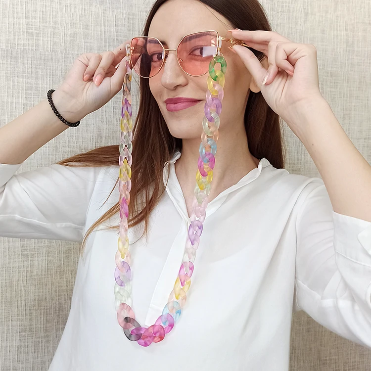 

Fashion jewelry acrylic glasses chain chain for glasses eyewear accessory, Picture