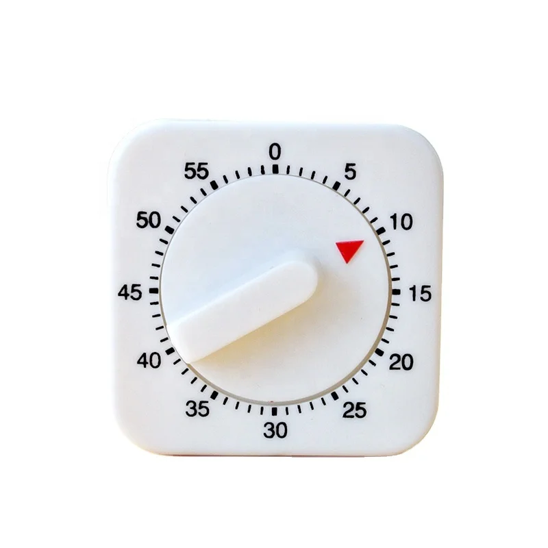 

Cooking Assistant Countdown Kitchen Clock Classic Kitchen Timer, White