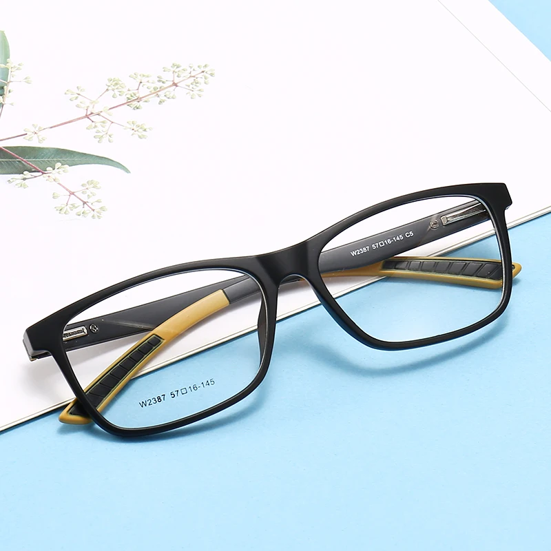 

New classic square flat glasses casual glasses frame retro frame men's glasses tr