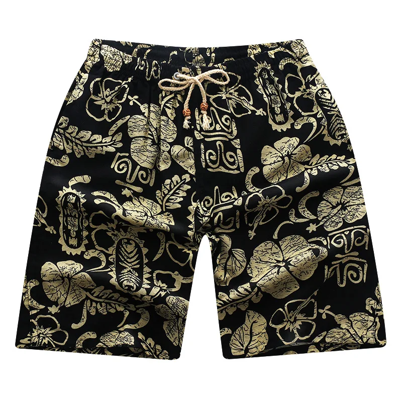 

Premium Summer Beach Swim Sport Printed Deportivos Plus Size Shorts for Men, Customized color
