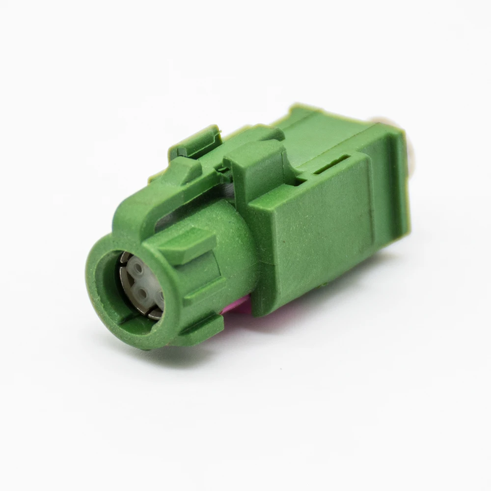 Fakra Lvds 4p Female Green E Code Hsd Connector For Cable Buy Fakra