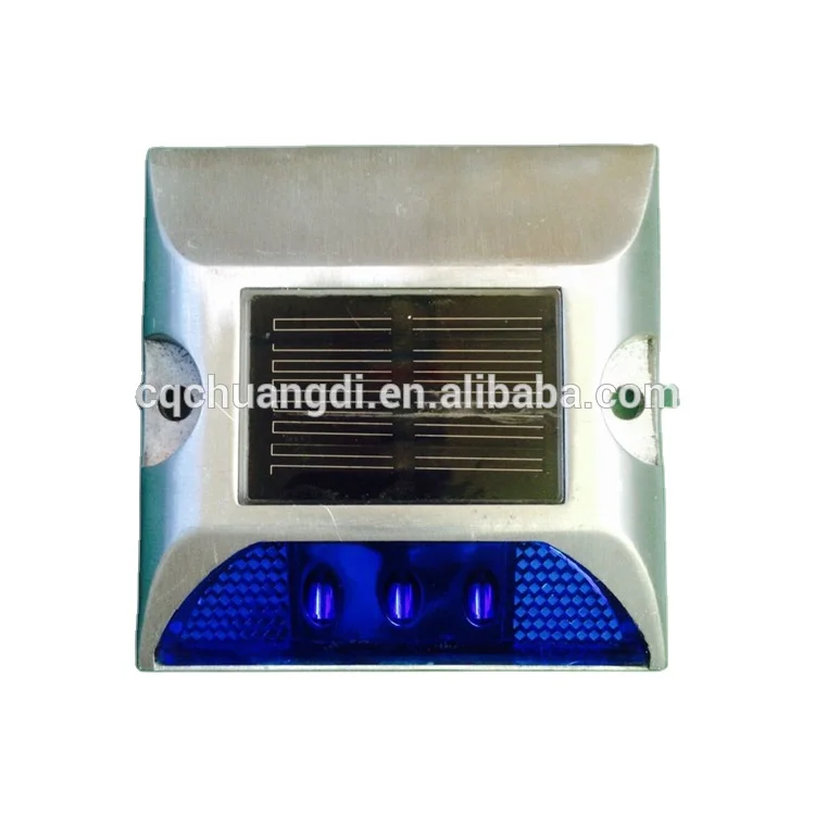 
Single-sided solar road stud aluminum alloy led spike light square road warning light 