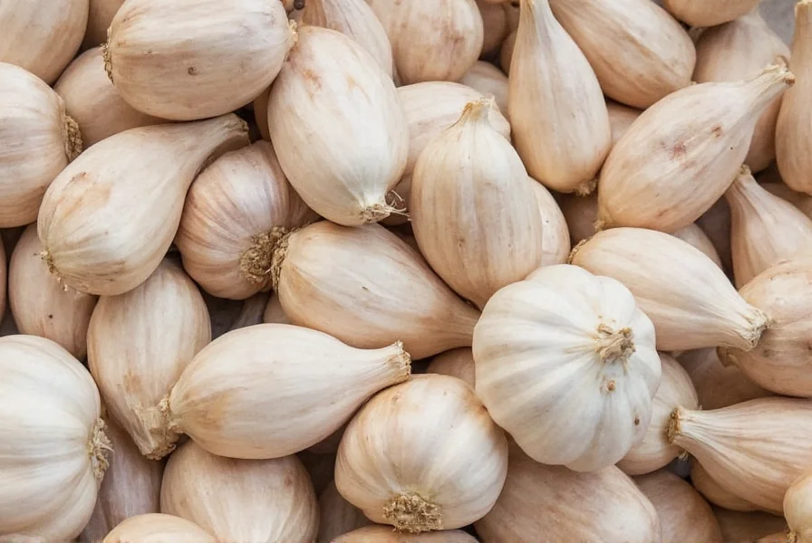 Whole unpeeled garlic cloves ready for freezing in airtight container