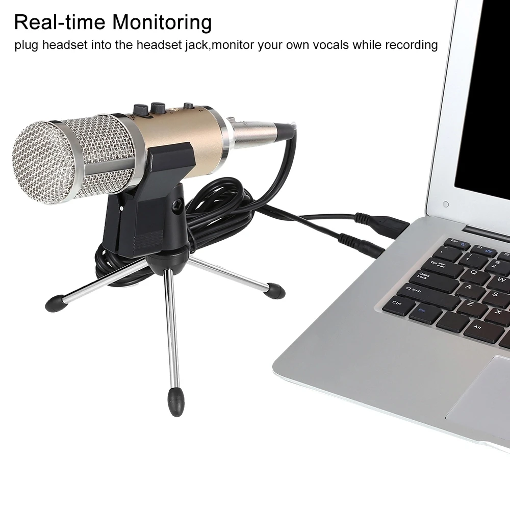 Professional Electret Recording Studio Usb Condenser Microphone Buy