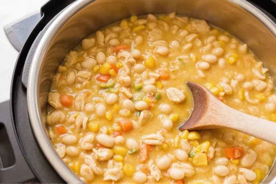 White Bean Chicken Chili Instant Pot Recipe in 30 Minutes