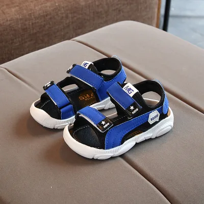 

2021 Summer children's shoes children boys sandals soft soles beach shoes male baby children's summer sandals