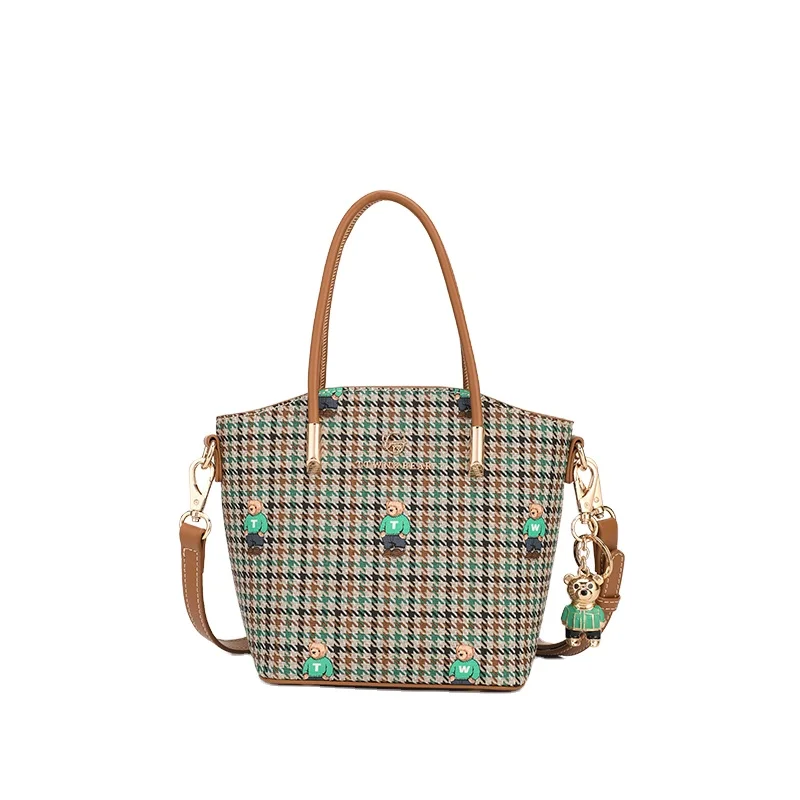 

TTWNBEAR Large-capacity vintage palm bear durable bags high-quality portable handbags, Killed